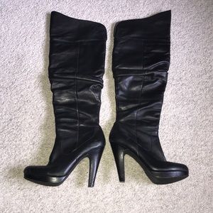 Jessica Simpson knee high leather boots